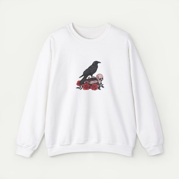 Raven and Eternity Sweatshirt - White