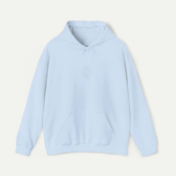 Cosmic Skull Hoodie - Light Blue