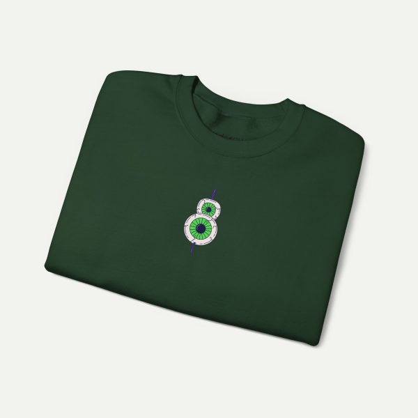 Third Eye Sweatshirt - Forest Green - Image 3