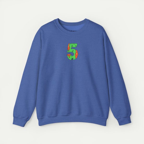 Five Alive Sweatshirt - Heather Sport Royal