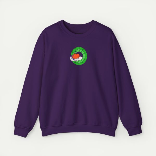 Apple of My Eye Sweatshirt - Purple