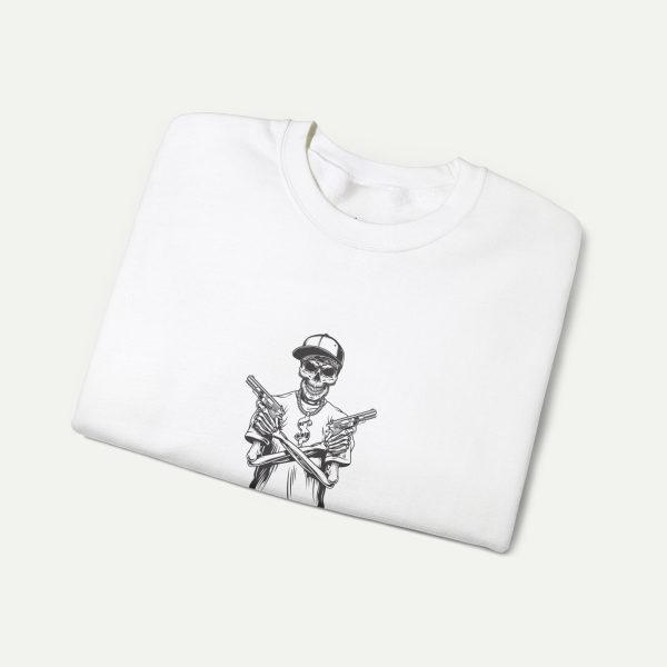 Bone King: Justice from the Shadows Sweatshirt - White - Image 3