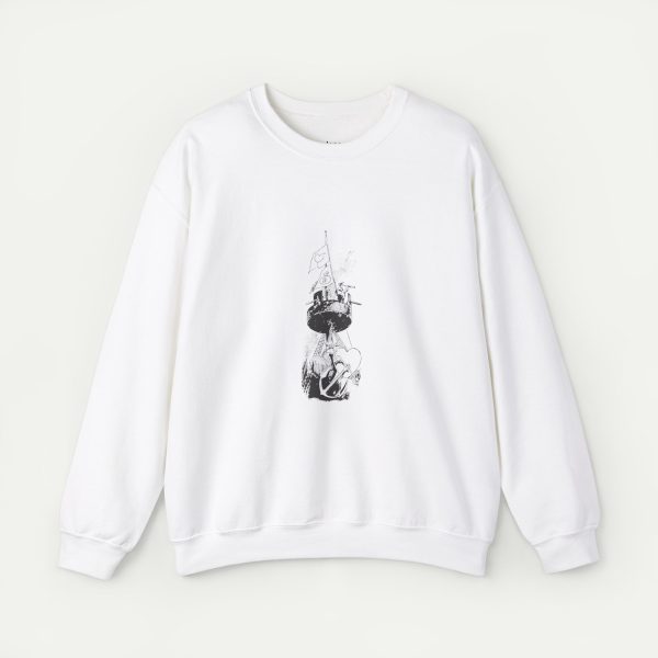 Hearts Afloat Sweatshirt - White