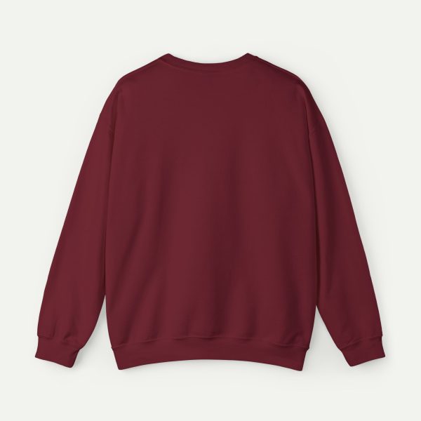 The Watchful Sentinel Crow Sweatshirt - Garnet - Image 2