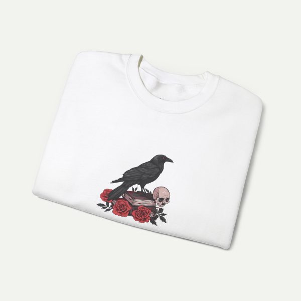 Raven and Eternity Sweatshirt - White - Image 3