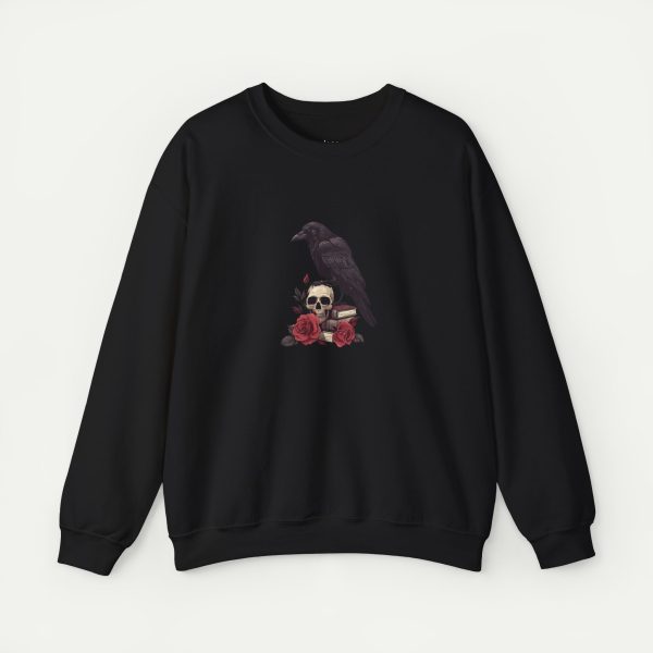 The Raven's Whisper Sweatshirt - Black