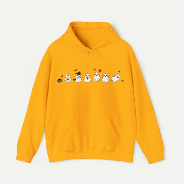 Ghostly Hooded Sweatshirt - Gold