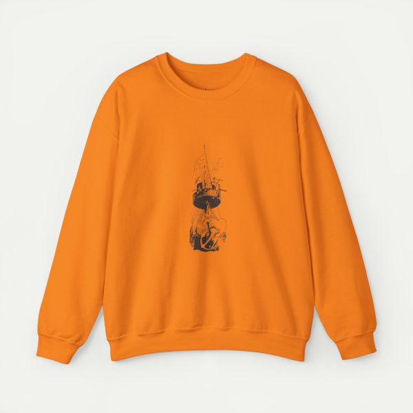 Hearts Afloat Sweatshirt - Safety Orange