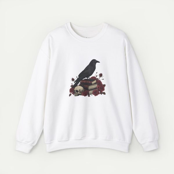 Smart Crow Sweatshirt - White