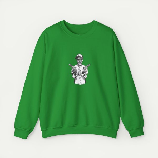 Bone King: Justice from the Shadows Sweatshirt - Irish Green