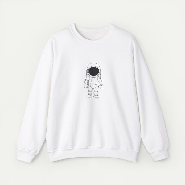 Stargazer's Journey Sweatshirt - White