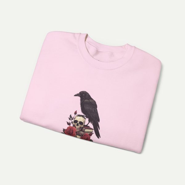 The Raven's Whisper Sweatshirt - Light Pink - Image 3