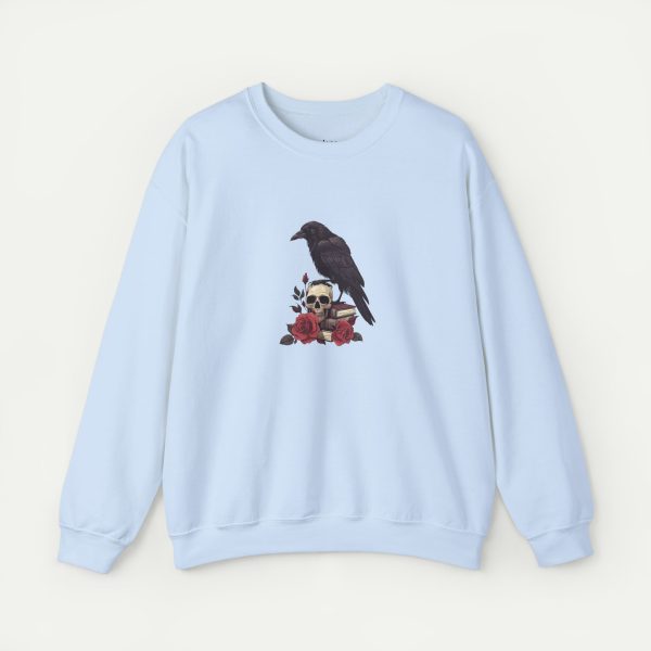 The Raven's Whisper Sweatshirt - Light Blue