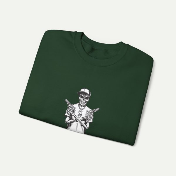 Bone King: Justice from the Shadows Sweatshirt - Forest Green - Image 3